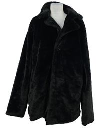 Pánská černá kožešinová bunda Nova