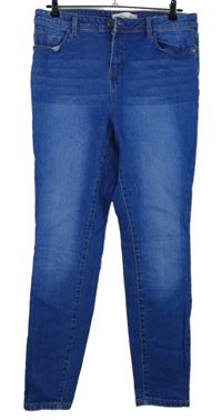 Dámské modré skinny rifle George 