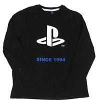 Černé pyžamové triko - PlayStation