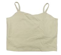 Béžový crop top