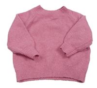 Ružový melírovaný sveter Primark