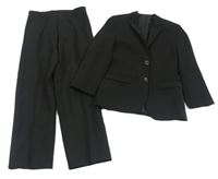 2Set - Černé sako + kalhoty 140/146