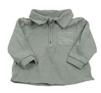 Sivé polo tričko s vreckom Next