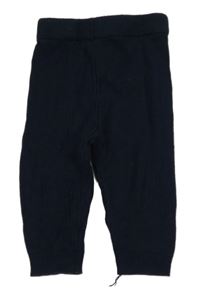 Tmavomodré žebravané kamaše F&F