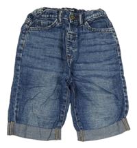 Modré riflové kraťasy Next