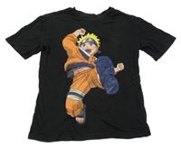 Čierne tričko s potiskem - Naruto H&M