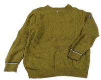 Hnědozelený sveter Mayoral