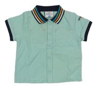 Mátovo-bílá melírovaná košile Topomini