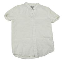 Biela prúžkovaná košeľa F&F