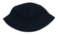 Tmavomodrý plátenný klobúk M&Co.