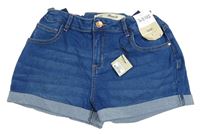 Modré riflové kraťasy Denim Co.