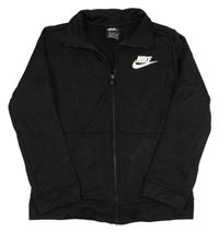 Černá propínací sportovní mikina s logem Nike