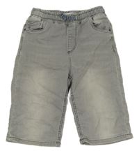 Šedé teplákovo/riflové kraťasy Reserved 