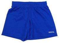 Zafírové športové kraťasy s logom Kipsta