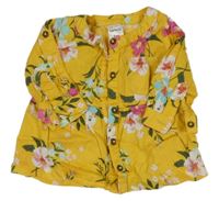 Žlutá halenka s květy Carter´s 