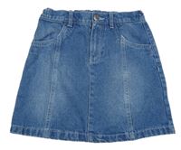 Modrá rifľová sukňa Tu