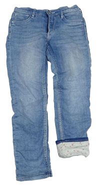 Světlemodré skinny podšité rifle Denim 