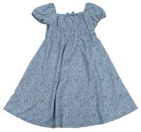 Modré kvetované vzorované šaty PRIMARK