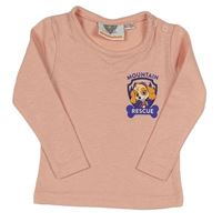 Broskvové melírované mikinotriko s PAW PATROL - Skye nickelodeon