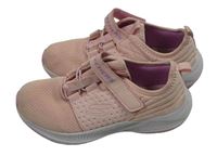Světlepudrovo-bílé ultralehké botasky s logem Skechers vel. 35