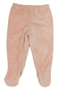 Světlerůžové sametové polodupky zn. M&S