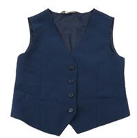 Tmavomodrá slavnostní vesta H&M