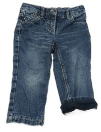 Tmavomodré podšité rifle impidimpi