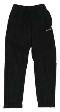 Černé sportovní tepláky s logem sway