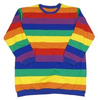 Farebná pruhovaná dlhá mikina Sully&Juno