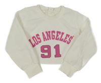 Smetanové vzorované bolérko s číslom a nápisom SHEIN