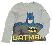 Sivé melírované tričko s Batmanem H&M