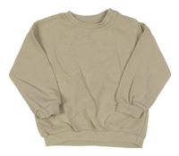Béžová rebrovaná oversize mikina F&F