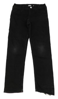 Černé slim fit rifle H&M