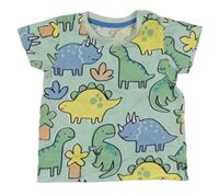 Mátové tričko s dinosaurami Matalan