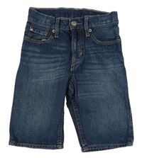 Tmavomodré riflové kraťasy H&M