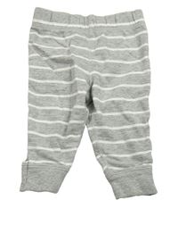 Sivo-biele pruhované tepláky Carter's
