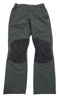 Tmavošedé outdoorové kalhoty TrollKids