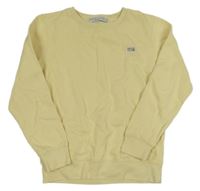 Žltá mikina s nášivkou Polo Club