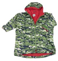 Army šusťáková zateplená oversize funkční bunda s kapucí Regatta