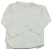 Bílé zavinovací triko C&A