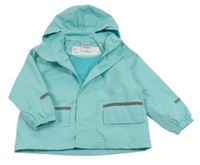 Svetlomodrá šušťáková jarná bunda s kapucňou Impidimpi