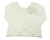 Bílé triko s tylem H&M