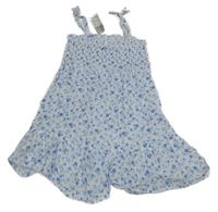 Nové - Biele kvetované ľahké šaty Primark