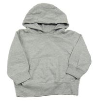 Sivá melírovaná mikina s kapucňou Kiki&Koko