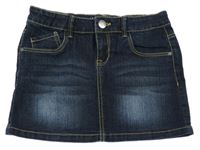 Tmavomodrá rifľová sukňa C&A