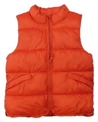 Červená šusťáková zateplená vesta H&M