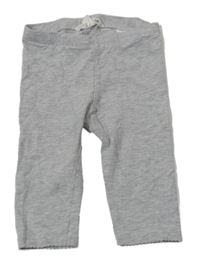 Sivé melírované capri legíny H&M