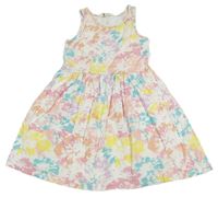 Bielo-farebné vzorované šaty H&M