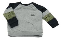 Sivo-čierna mikina F&F