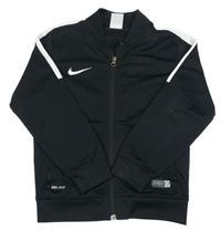 Černá sportovní propínací mikina s logem Nike